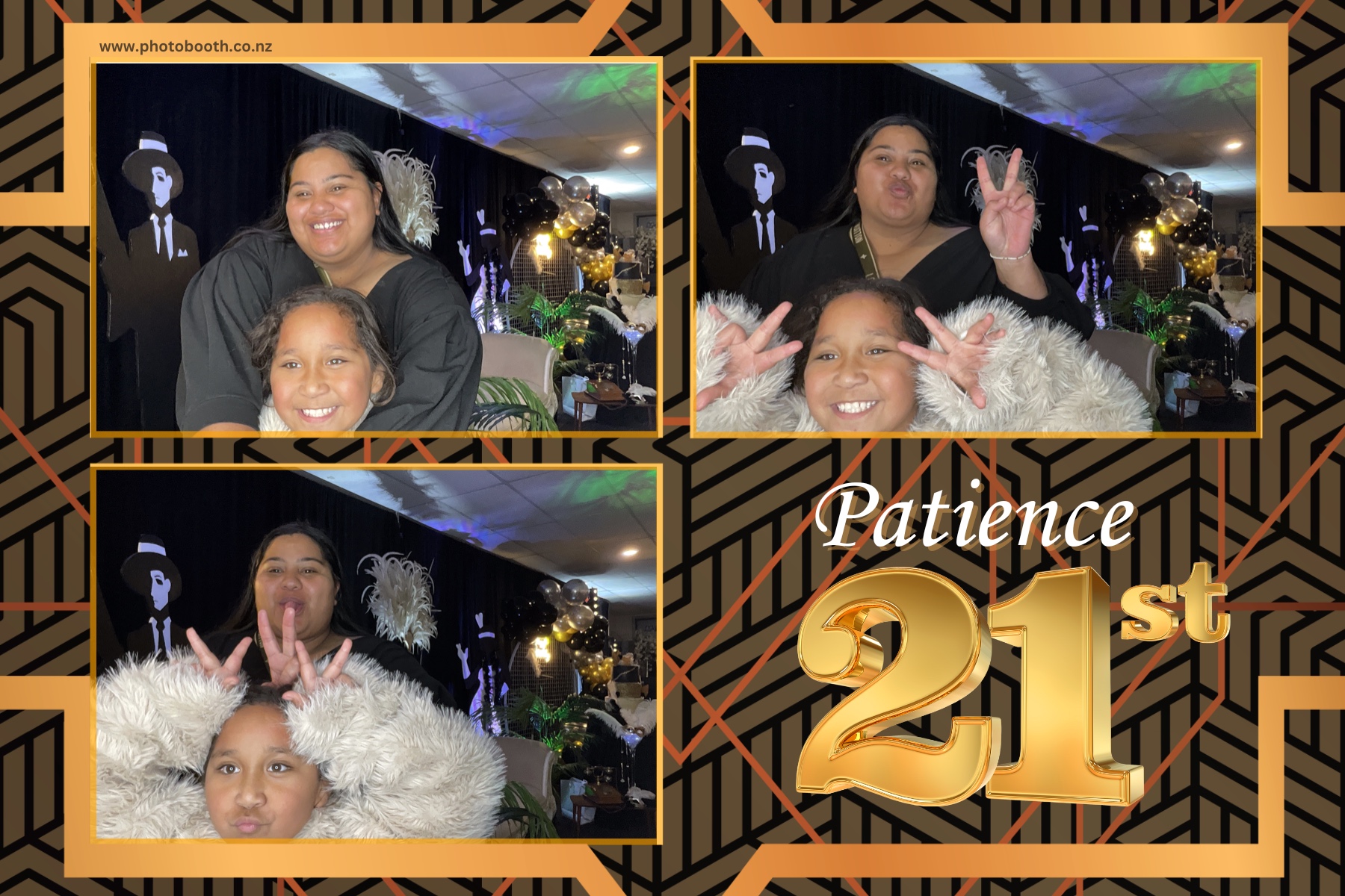 Patience Great Gatsby 21st | View more photos from the event at gallery.photobooth.co.nz/u/SelfieCentral/Patience-Great-Gatsby-21st