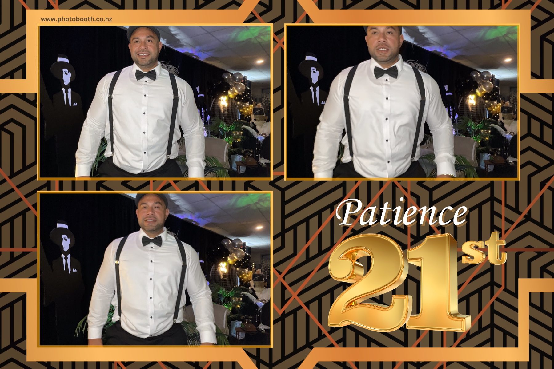 Patience Great Gatsby 21st | View more photos from the event at gallery.photobooth.co.nz/u/SelfieCentral/Patience-Great-Gatsby-21st