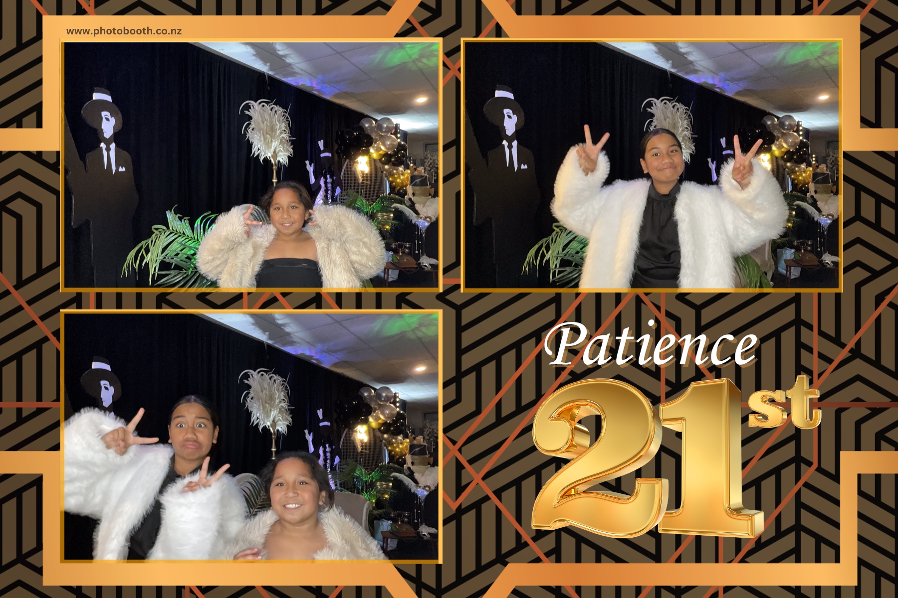 Patience Great Gatsby 21st | View more photos from the event at gallery.photobooth.co.nz/u/SelfieCentral/Patience-Great-Gatsby-21st