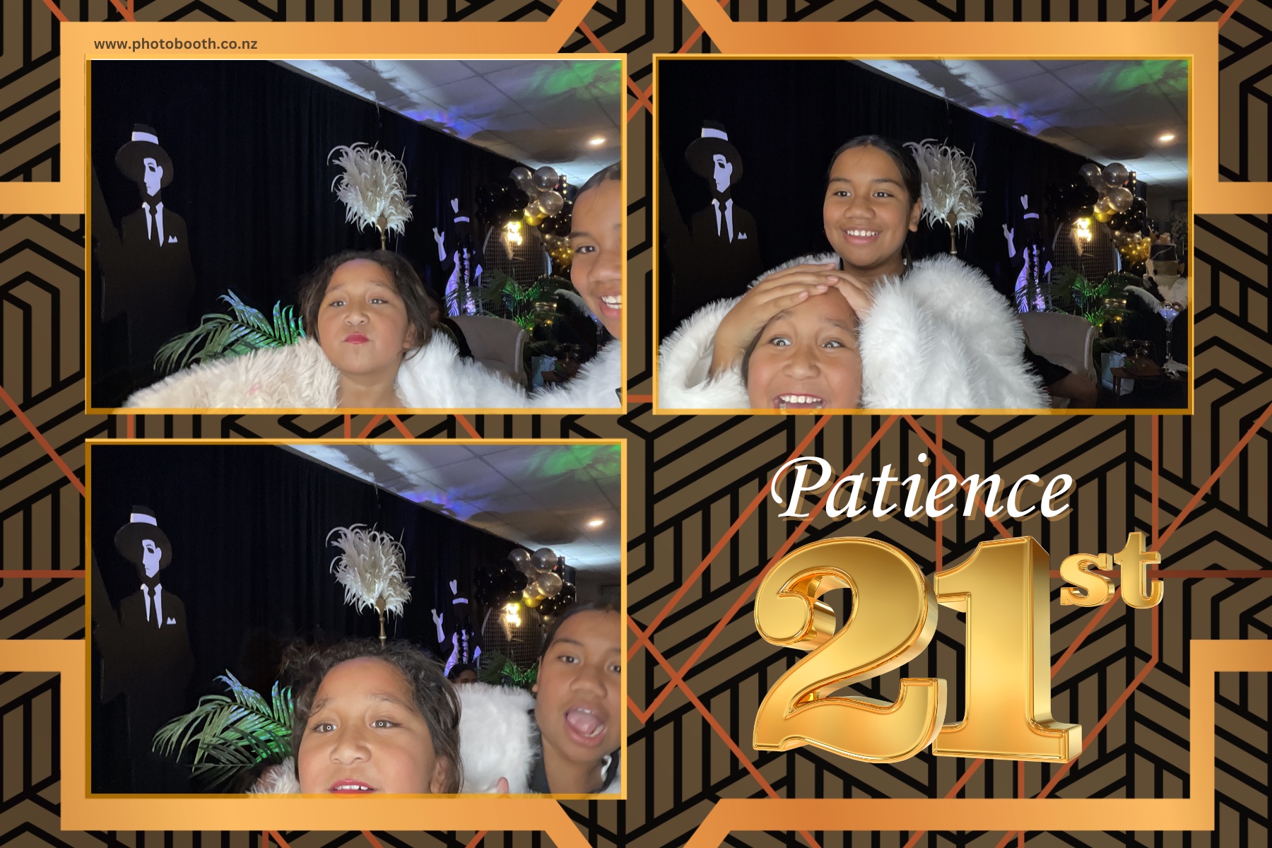 Patience Great Gatsby 21st | View more photos from the event at gallery.photobooth.co.nz/u/SelfieCentral/Patience-Great-Gatsby-21st