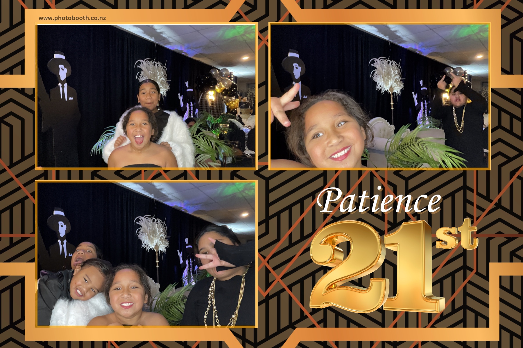 Patience Great Gatsby 21st | View more photos from the event at gallery.photobooth.co.nz/u/SelfieCentral/Patience-Great-Gatsby-21st