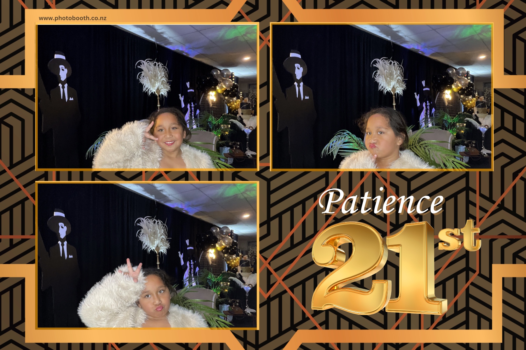 Patience Great Gatsby 21st | View more photos from the event at gallery.photobooth.co.nz/u/SelfieCentral/Patience-Great-Gatsby-21st
