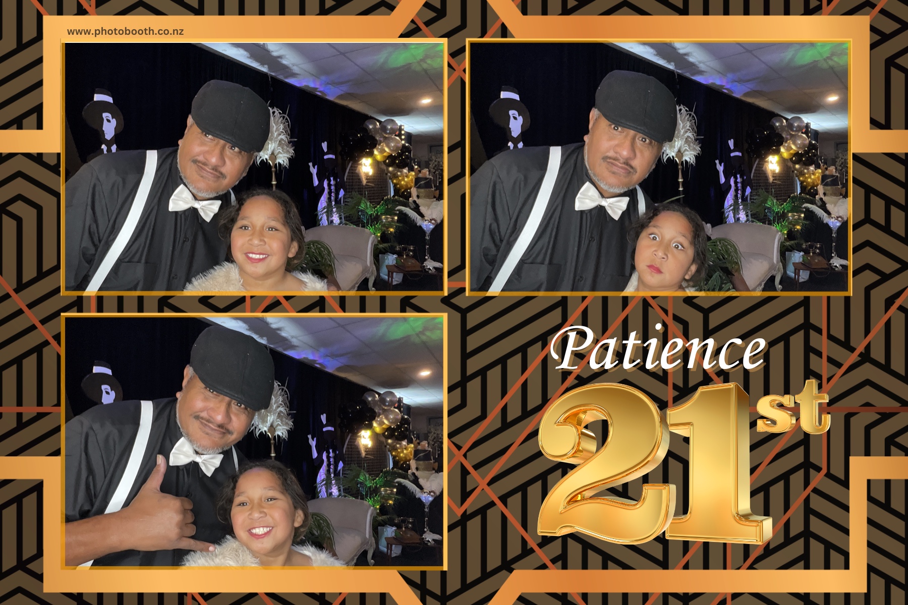 Patience Great Gatsby 21st | View more photos from the event at gallery.photobooth.co.nz/u/SelfieCentral/Patience-Great-Gatsby-21st