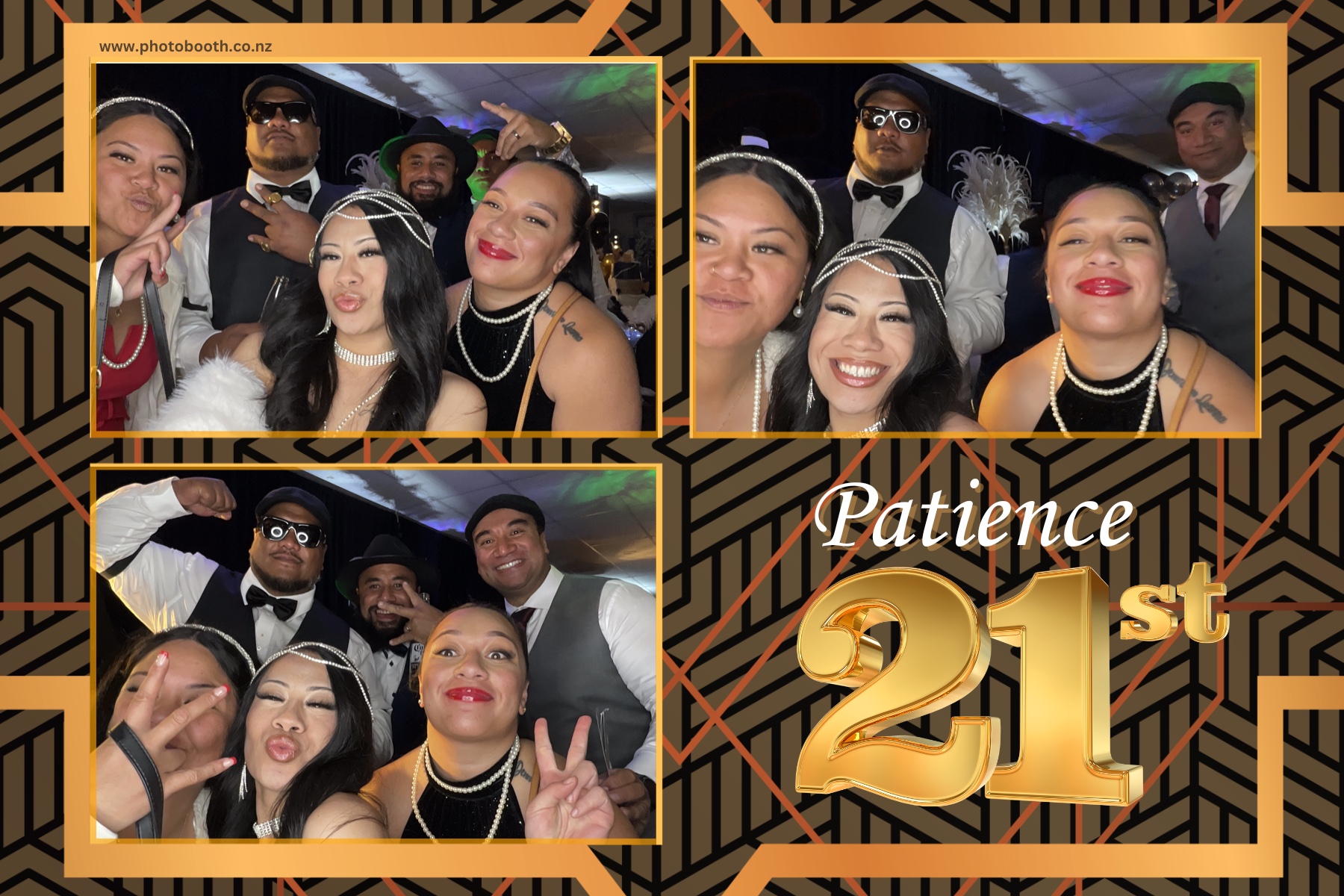 Patience Great Gatsby 21st | View more photos from the event at gallery.photobooth.co.nz/u/SelfieCentral/Patience-Great-Gatsby-21st