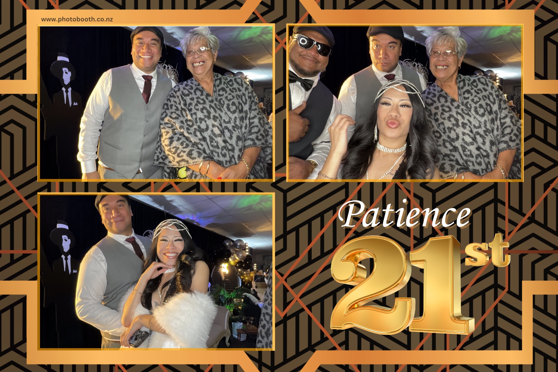 Patience Great Gatsby 21st | View more photos from the event at gallery.photobooth.co.nz/u/SelfieCentral/Patience-Great-Gatsby-21st