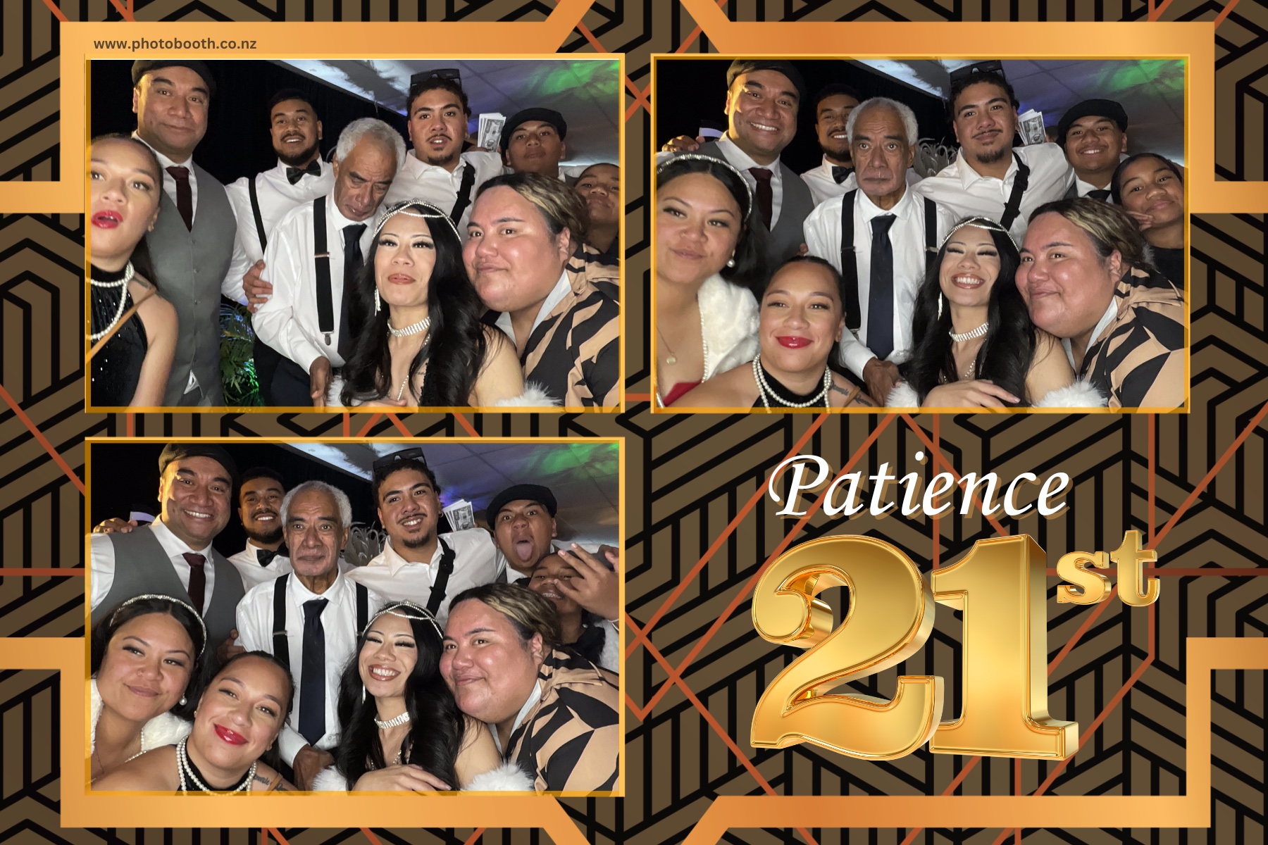 Patience Great Gatsby 21st | View more photos from the event at gallery.photobooth.co.nz/u/SelfieCentral/Patience-Great-Gatsby-21st