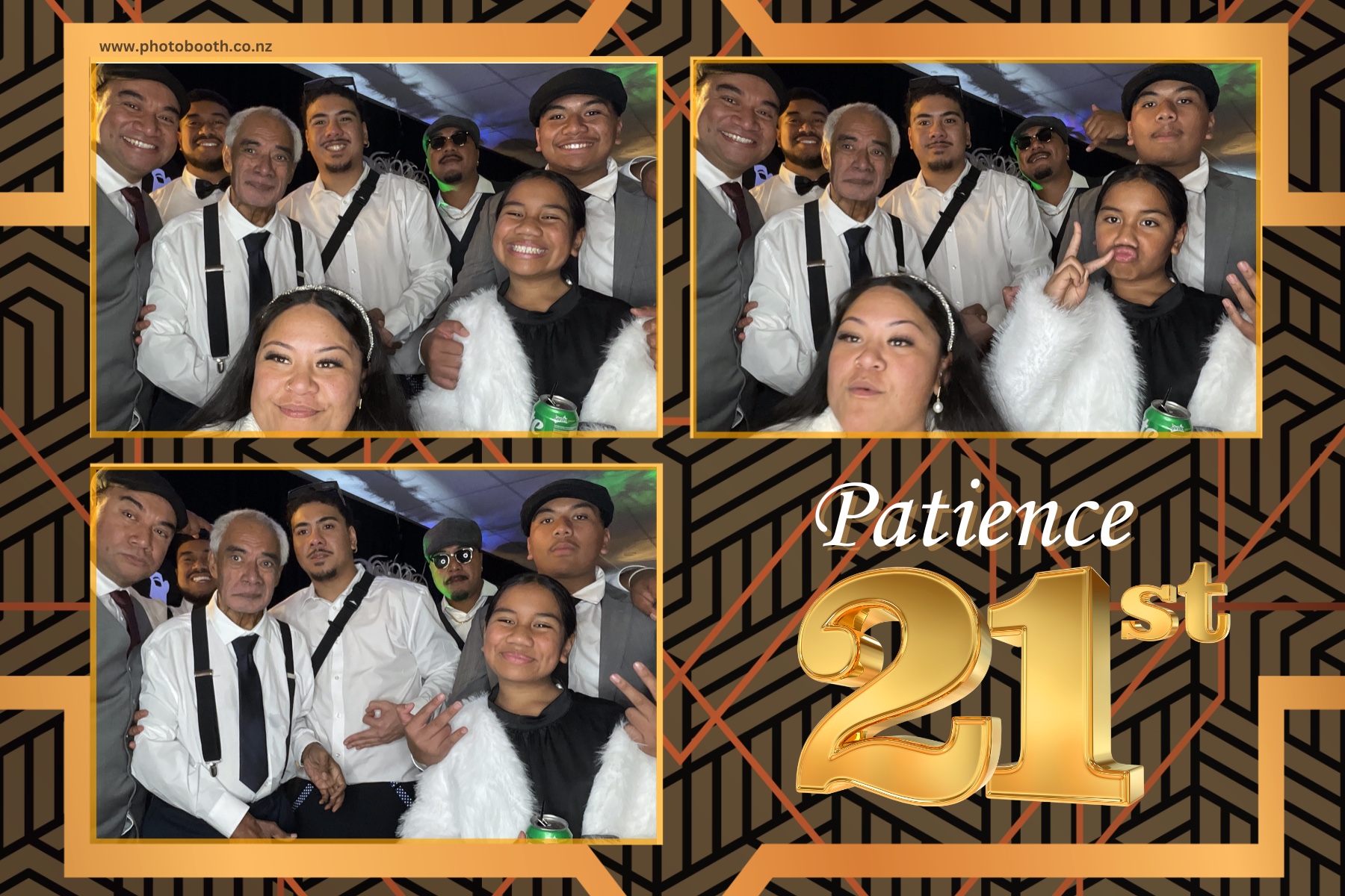 Patience Great Gatsby 21st | View more photos from the event at gallery.photobooth.co.nz/u/SelfieCentral/Patience-Great-Gatsby-21st