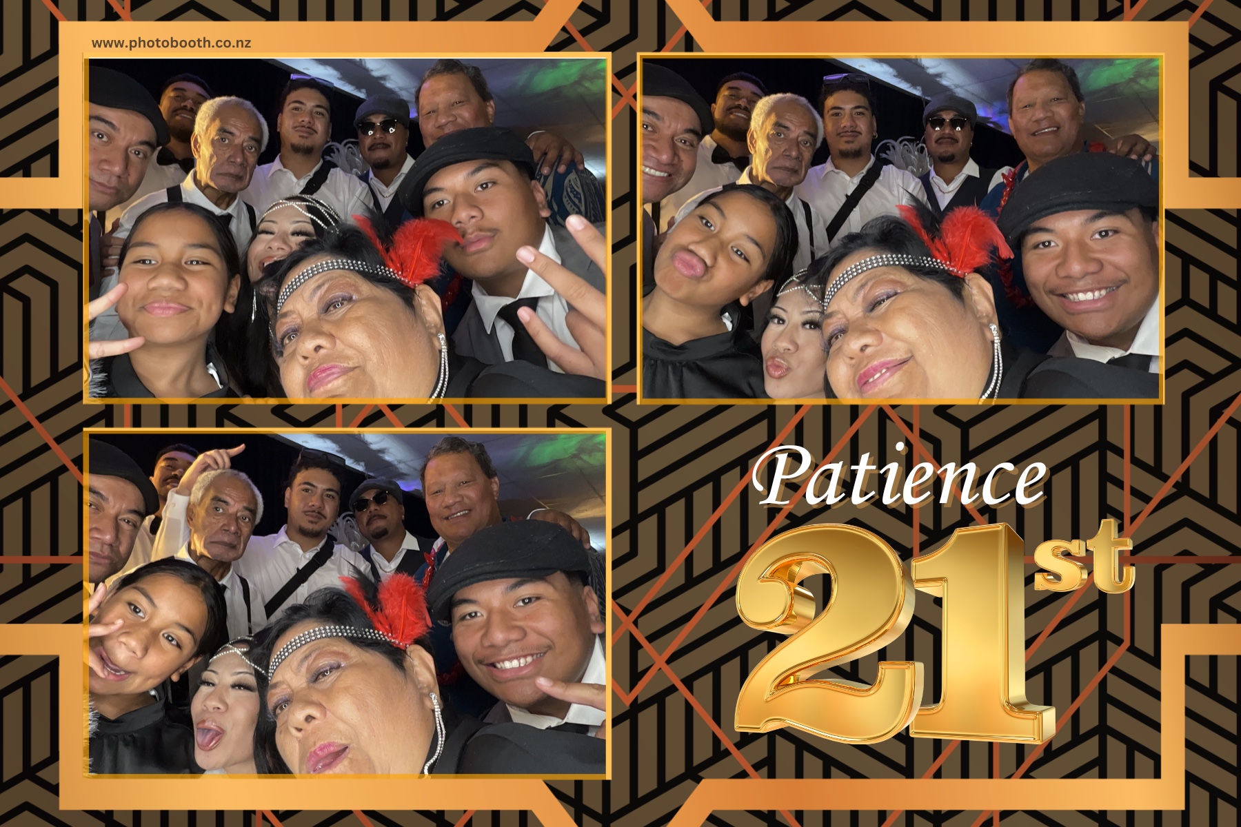 Patience Great Gatsby 21st | View more photos from the event at gallery.photobooth.co.nz/u/SelfieCentral/Patience-Great-Gatsby-21st