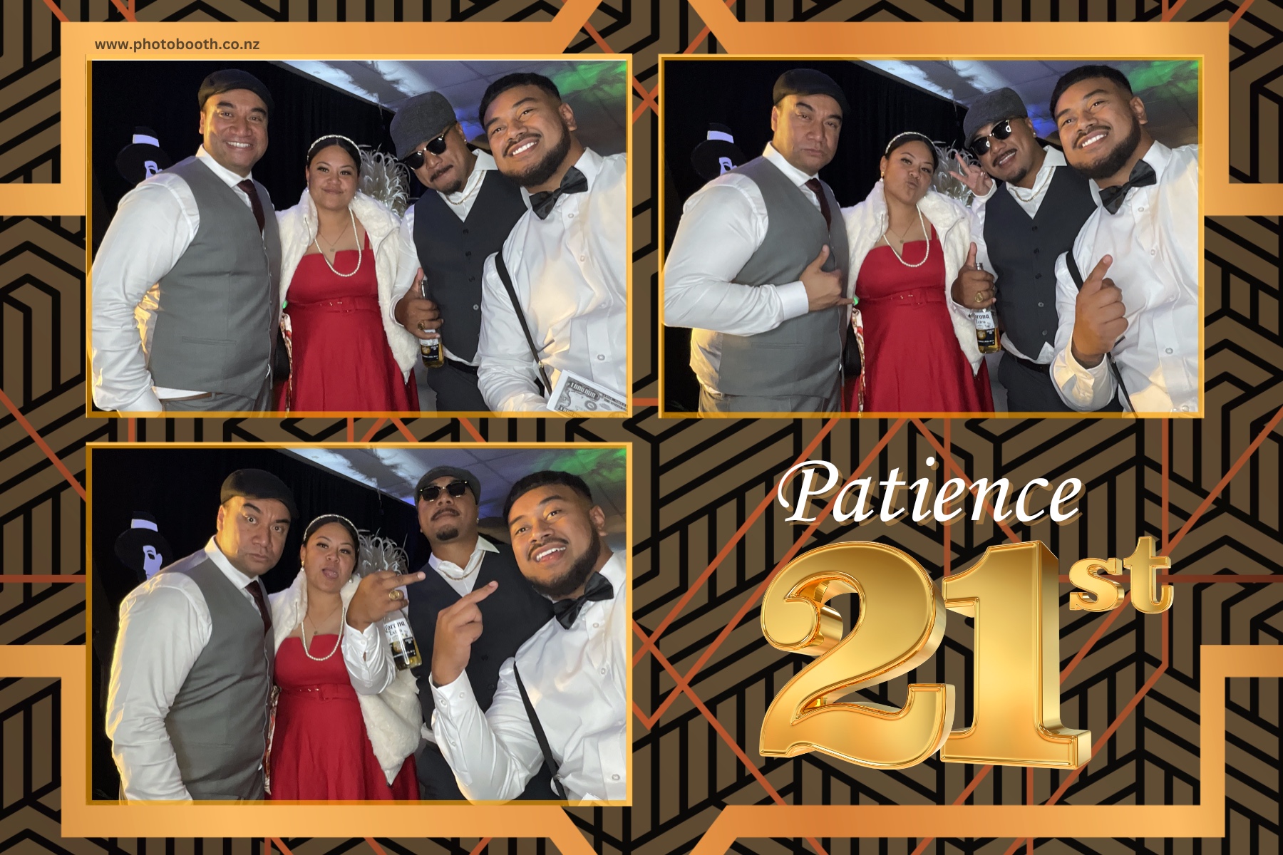 Patience Great Gatsby 21st | View more photos from the event at gallery.photobooth.co.nz/u/SelfieCentral/Patience-Great-Gatsby-21st
