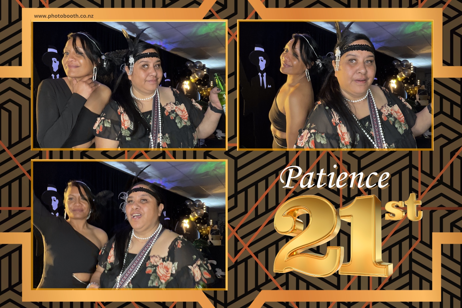 Patience Great Gatsby 21st | View more photos from the event at gallery.photobooth.co.nz/u/SelfieCentral/Patience-Great-Gatsby-21st