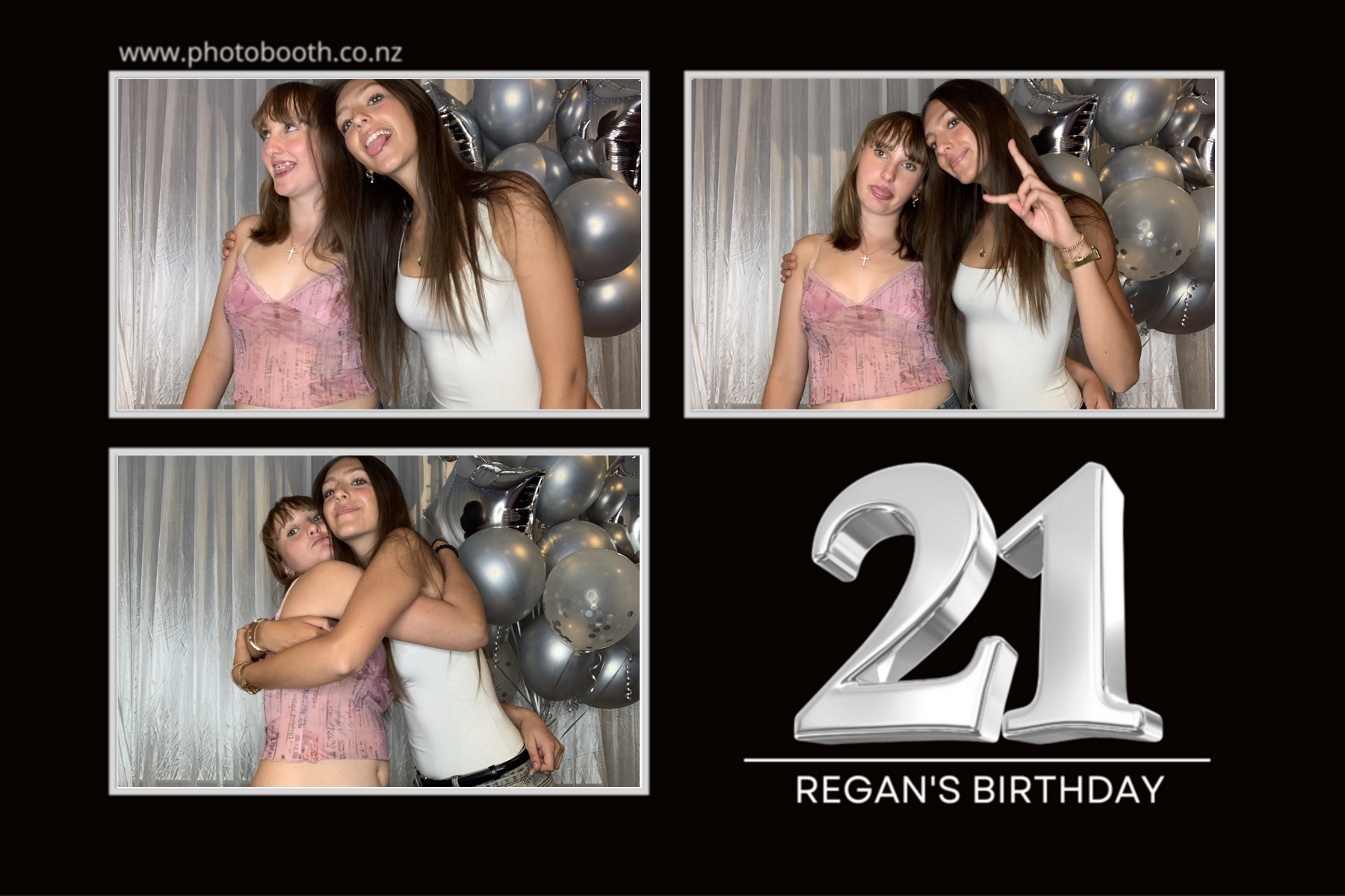 Regan's 21st | View more photos from the event at gallery.photobooth.co.nz/u/SelfieCentral/Regans-21st