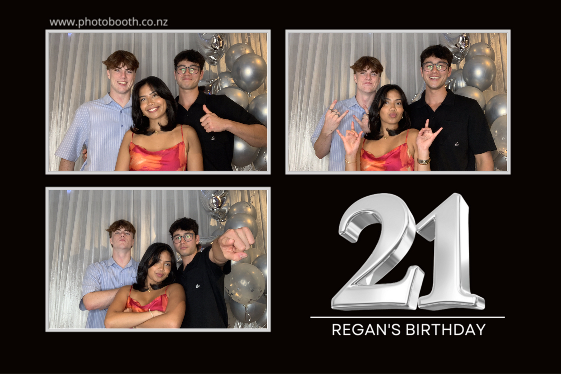 Regan's 21st | View more photos from the event at gallery.photobooth.co.nz/u/SelfieCentral/Regans-21st