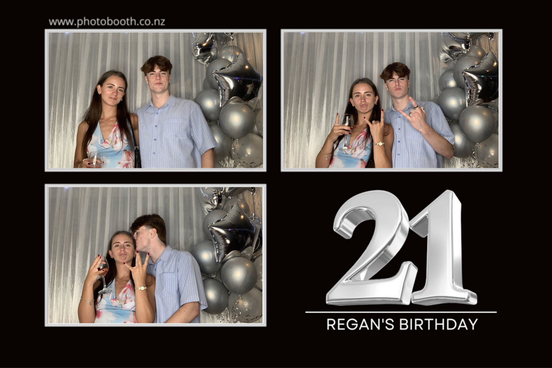 Regan's 21st | View more photos from the event at gallery.photobooth.co.nz/u/SelfieCentral/Regans-21st