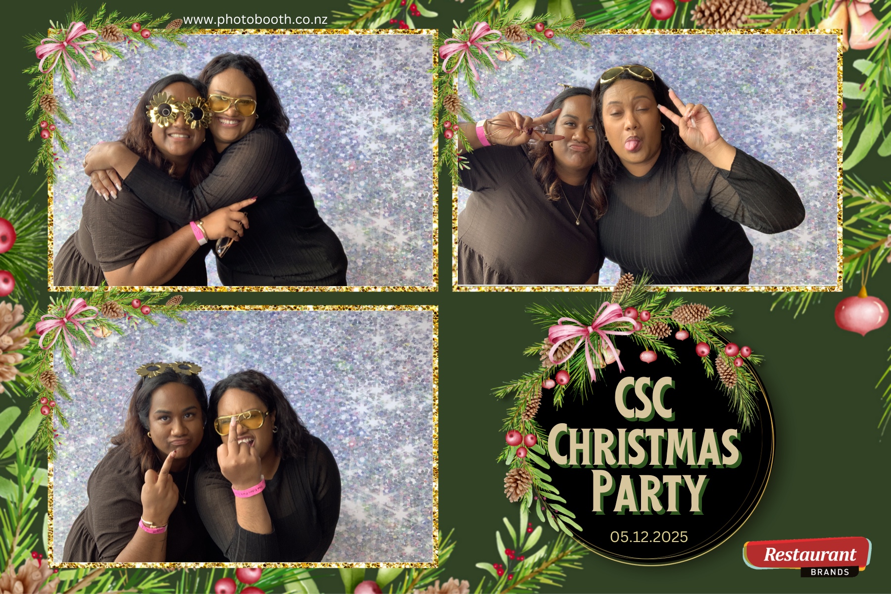 Restaurant Brands Christmas Party | View more photos from the event at gallery.photobooth.co.nz/u/SelfieCentral/Restaurant-Brands-Christmas-Party