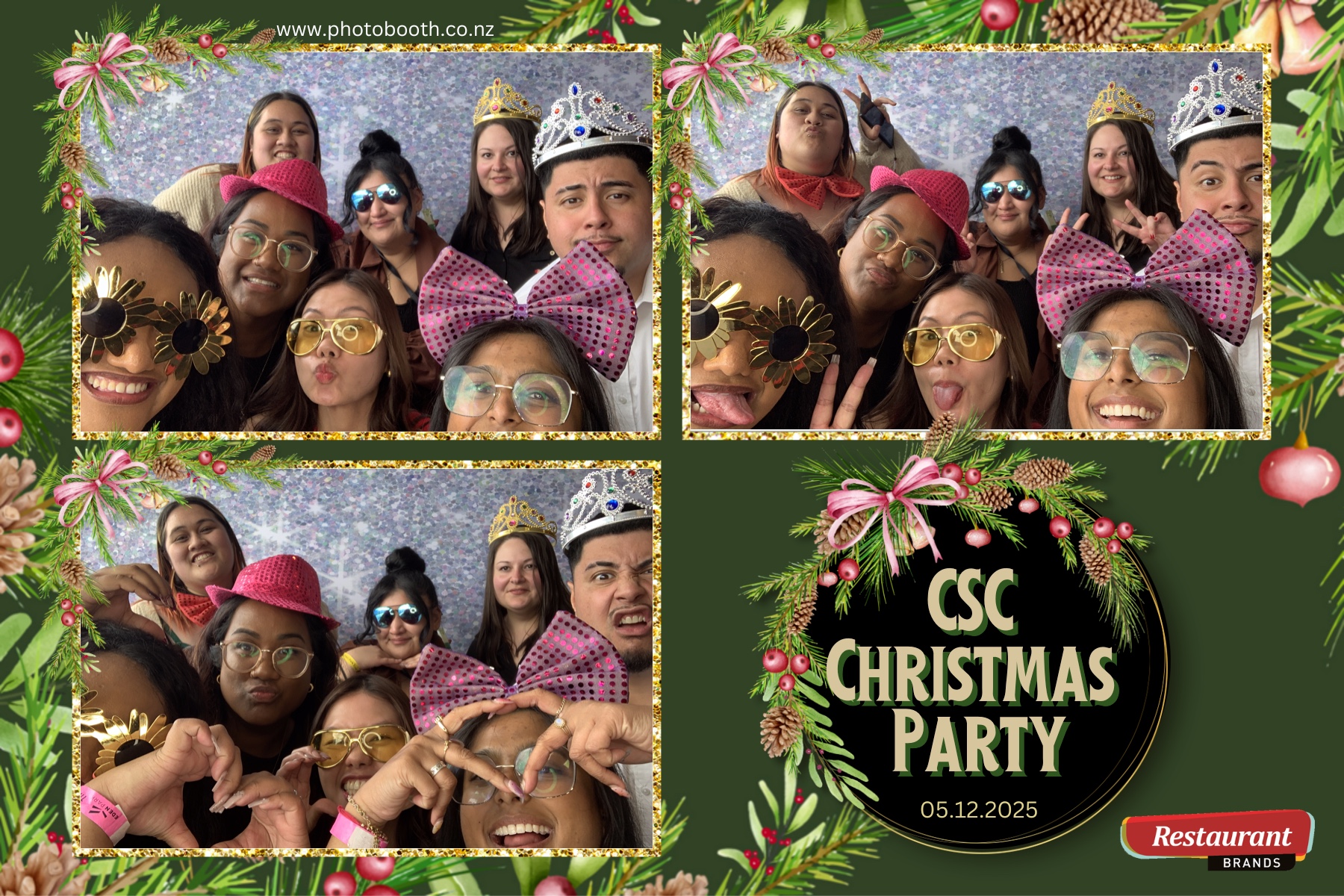 Restaurant Brands Christmas Party | View more photos from the event at gallery.photobooth.co.nz/u/SelfieCentral/Restaurant-Brands-Christmas-Party