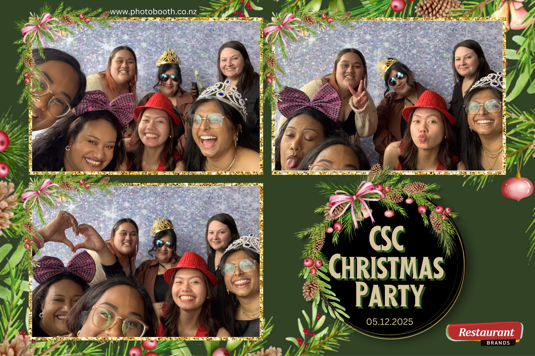 Restaurant Brands Christmas Party | View more photos from the event at gallery.photobooth.co.nz/u/SelfieCentral/Restaurant-Brands-Christmas-Party