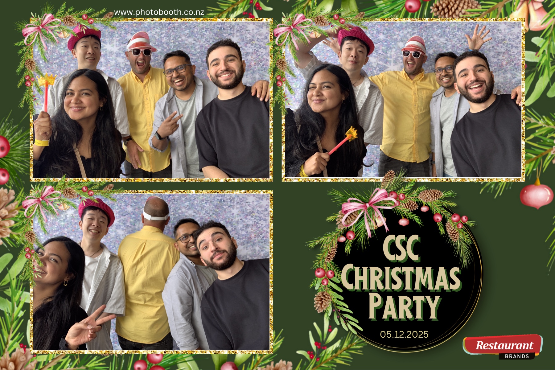 Restaurant Brands Christmas Party | View more photos from the event at gallery.photobooth.co.nz/u/SelfieCentral/Restaurant-Brands-Christmas-Party