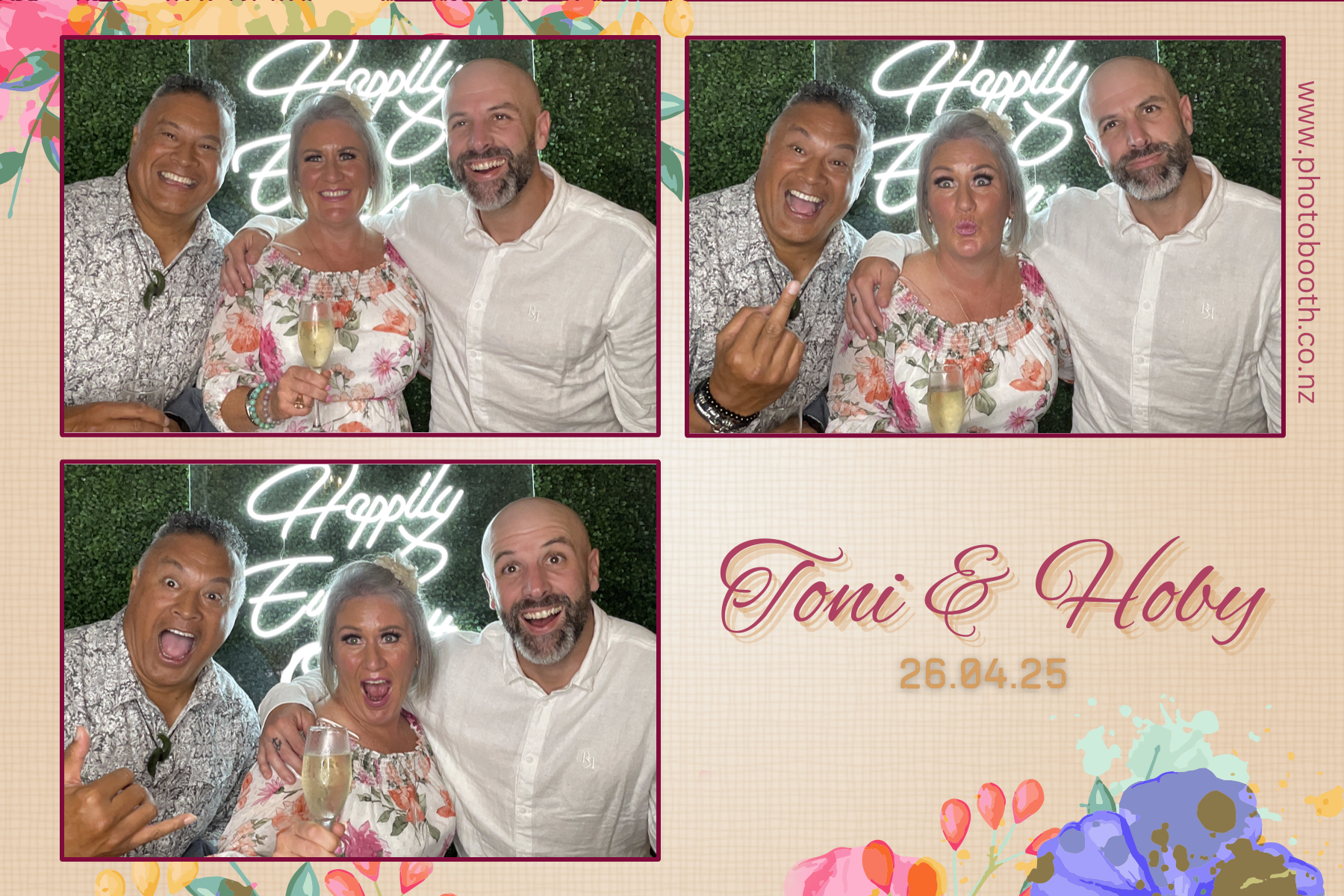 Toni & Hoby's Wedding | View more photos from the event at gallery.photobooth.co.nz/u/SelfieCentral/Toni-Hobys-Wedding