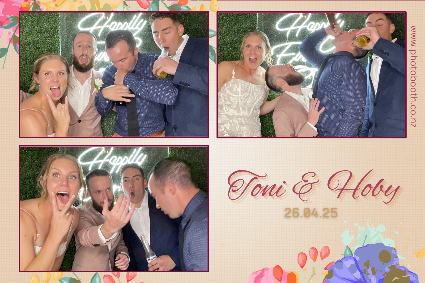 Toni & Hoby's Wedding | View more photos from the event at gallery.photobooth.co.nz/u/SelfieCentral/Toni-Hobys-Wedding