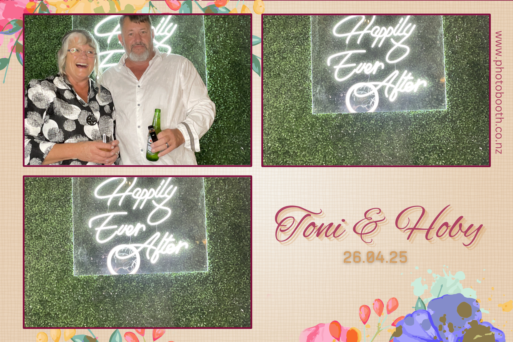 Toni & Hoby's Wedding | View more photos from the event at gallery.photobooth.co.nz/u/SelfieCentral/Toni-Hobys-Wedding