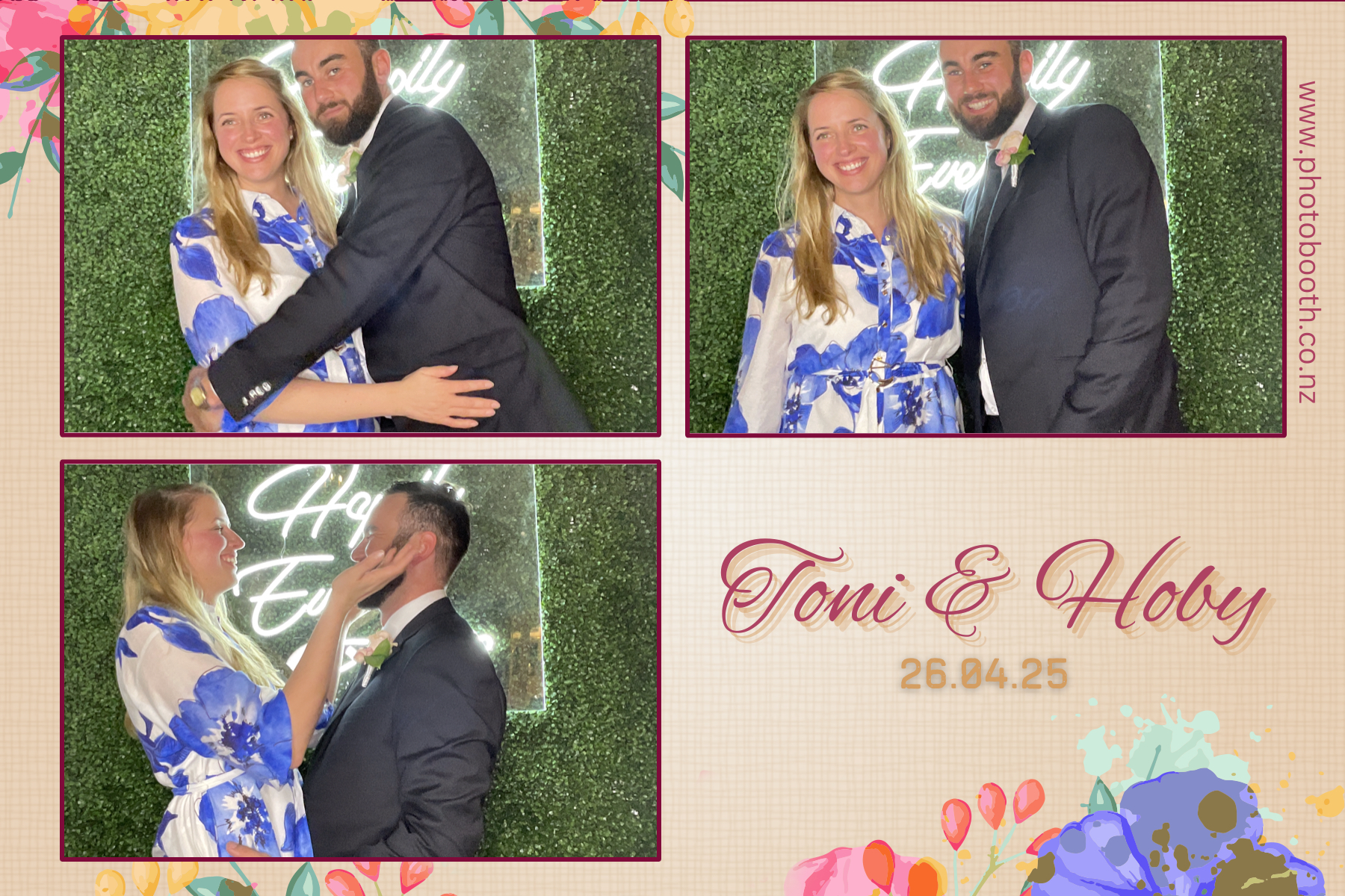 Toni & Hoby's Wedding | View more photos from the event at gallery.photobooth.co.nz/u/SelfieCentral/Toni-Hobys-Wedding