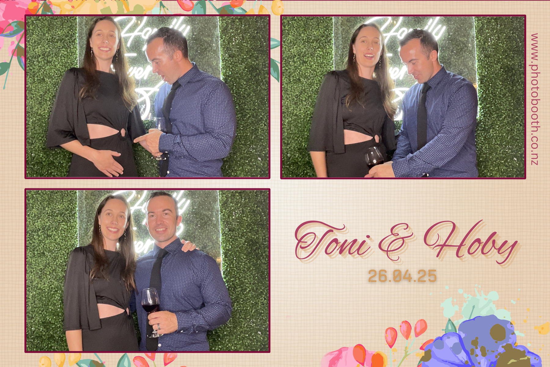 Toni & Hoby's Wedding | View more photos from the event at gallery.photobooth.co.nz/u/SelfieCentral/Toni-Hobys-Wedding