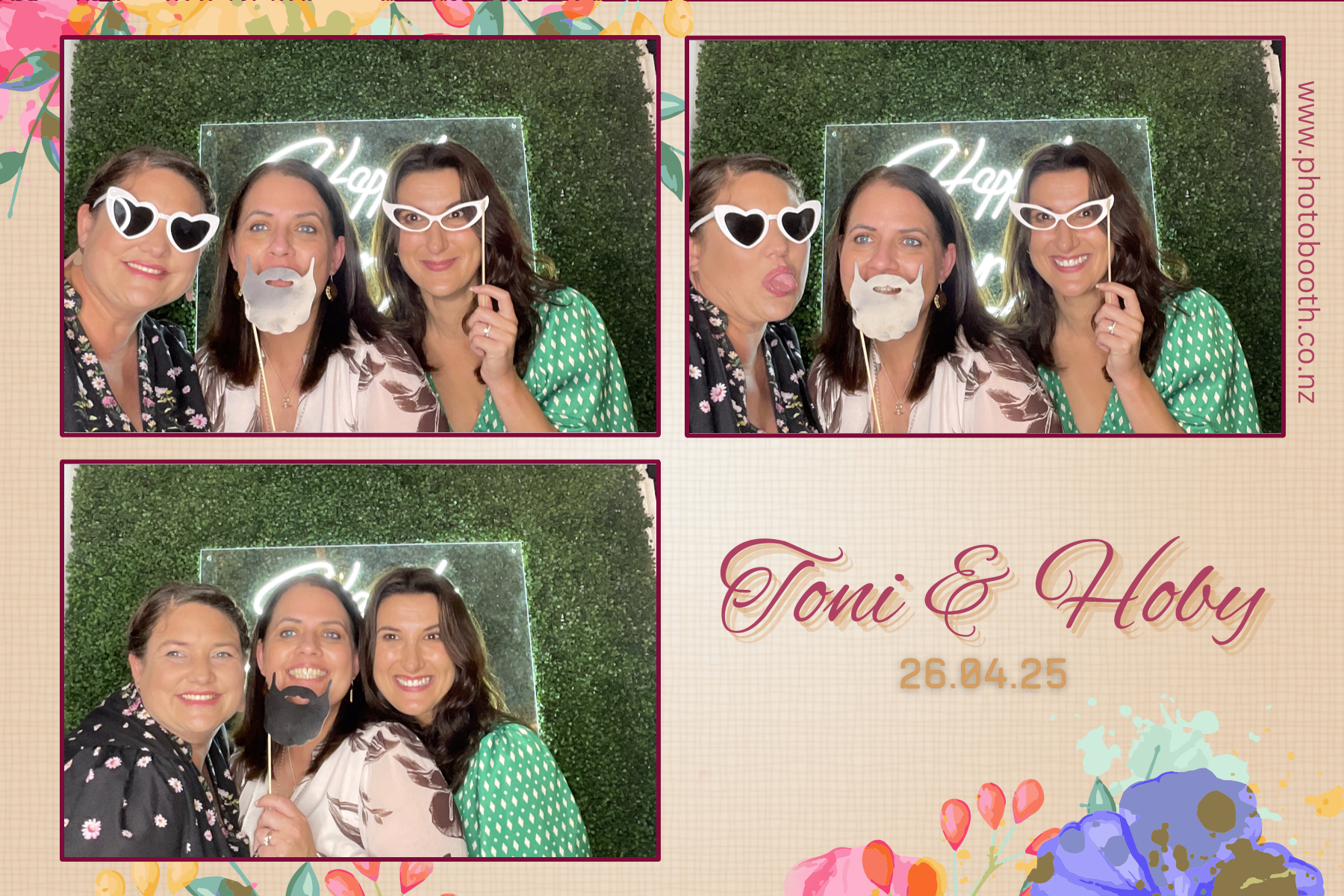 Toni & Hoby's Wedding | View more photos from the event at gallery.photobooth.co.nz/u/SelfieCentral/Toni-Hobys-Wedding