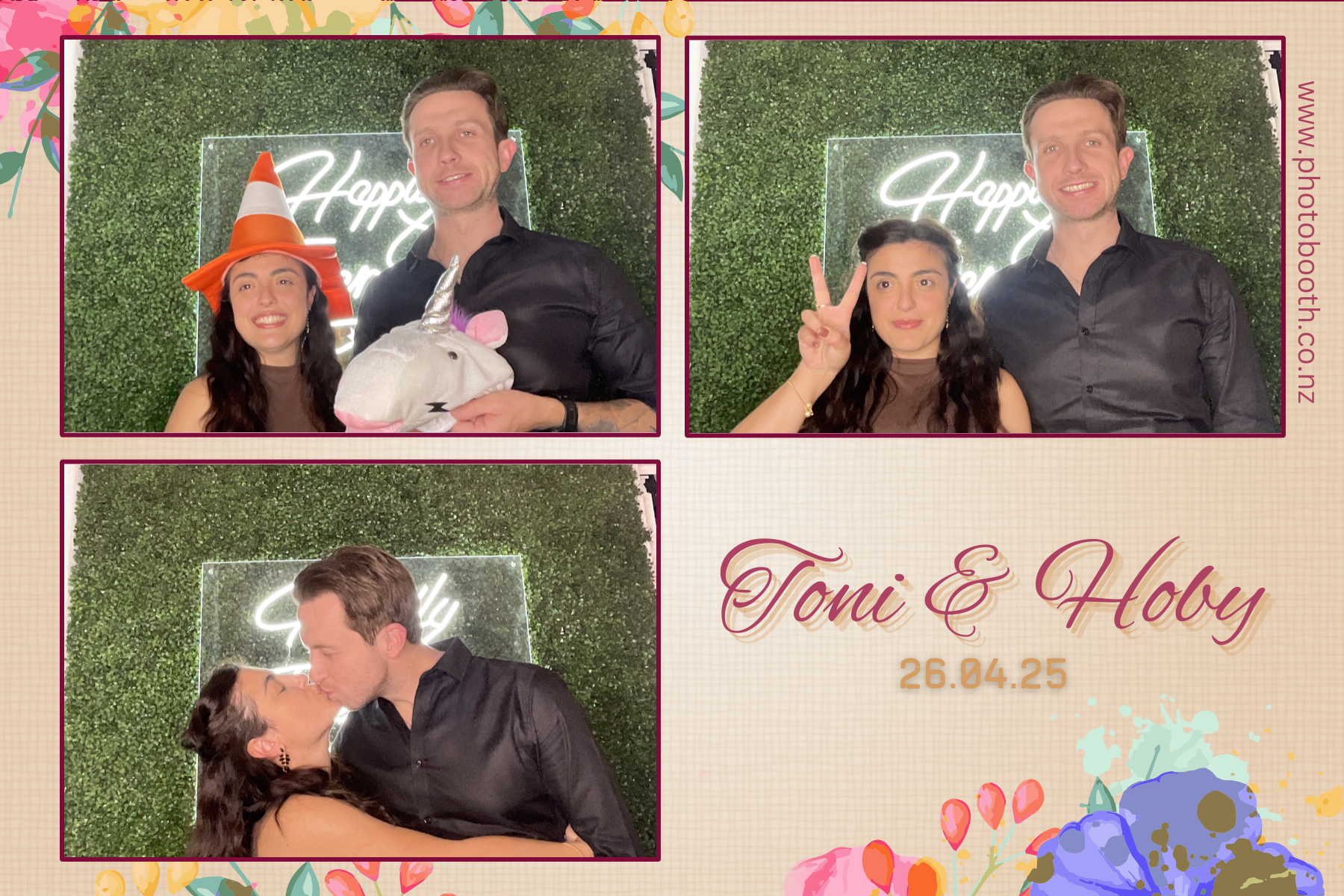 Toni & Hoby's Wedding | View more photos from the event at gallery.photobooth.co.nz/u/SelfieCentral/Toni-Hobys-Wedding