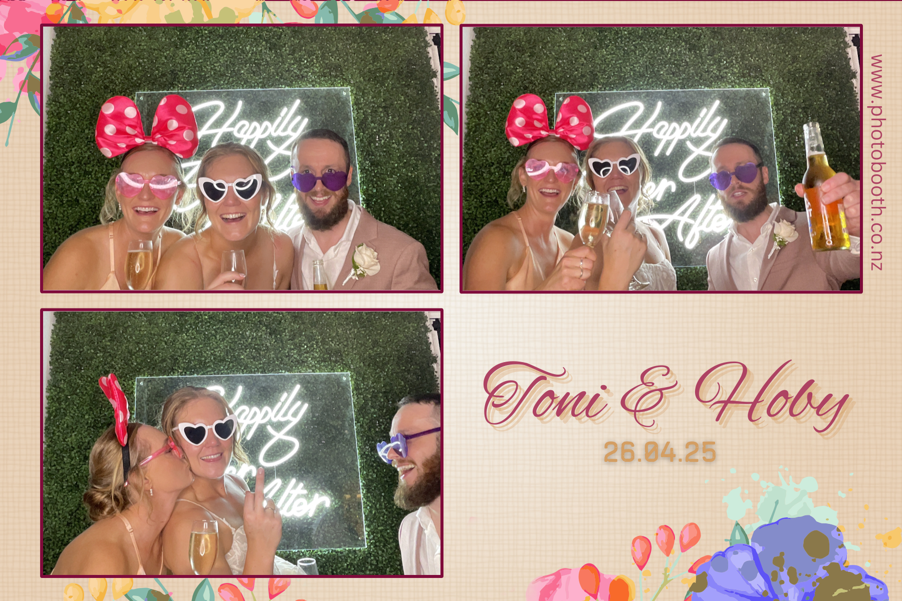 Toni & Hoby's Wedding | View more photos from the event at gallery.photobooth.co.nz/u/SelfieCentral/Toni-Hobys-Wedding