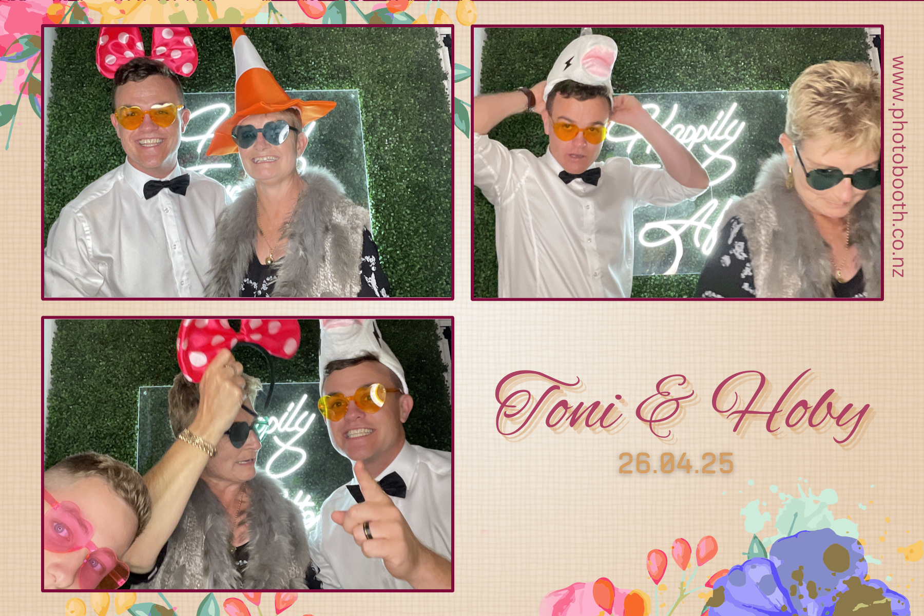 Toni & Hoby's Wedding | View more photos from the event at gallery.photobooth.co.nz/u/SelfieCentral/Toni-Hobys-Wedding