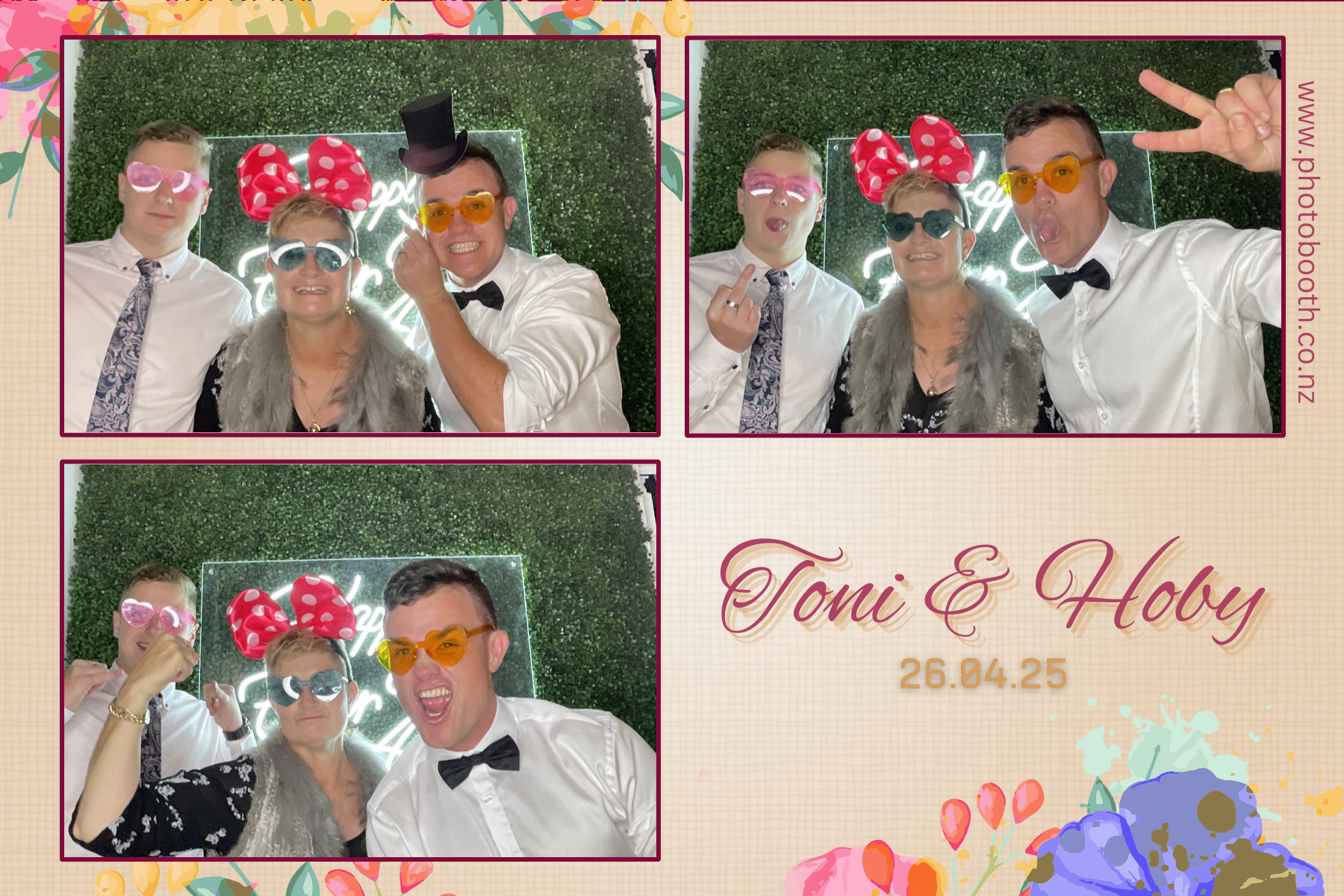 Toni & Hoby's Wedding | View more photos from the event at gallery.photobooth.co.nz/u/SelfieCentral/Toni-Hobys-Wedding