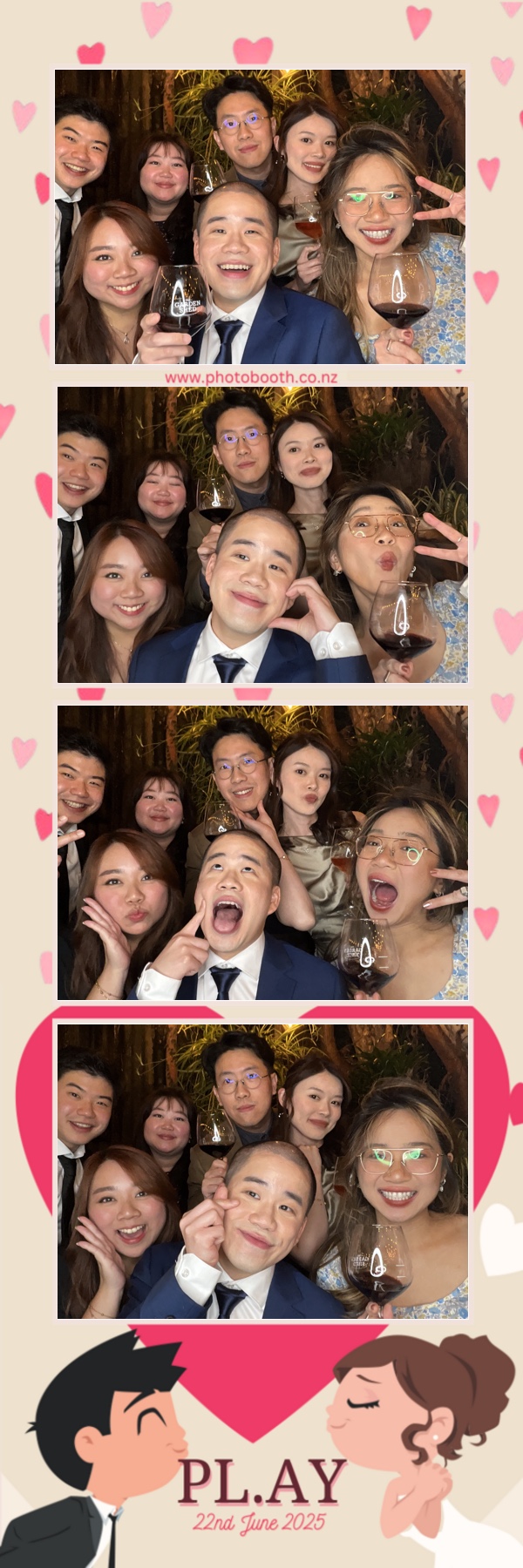 Wedding Party | View more photos from the event at gallery.photobooth.co.nz/u/SelfieCentral/Wedding-Party