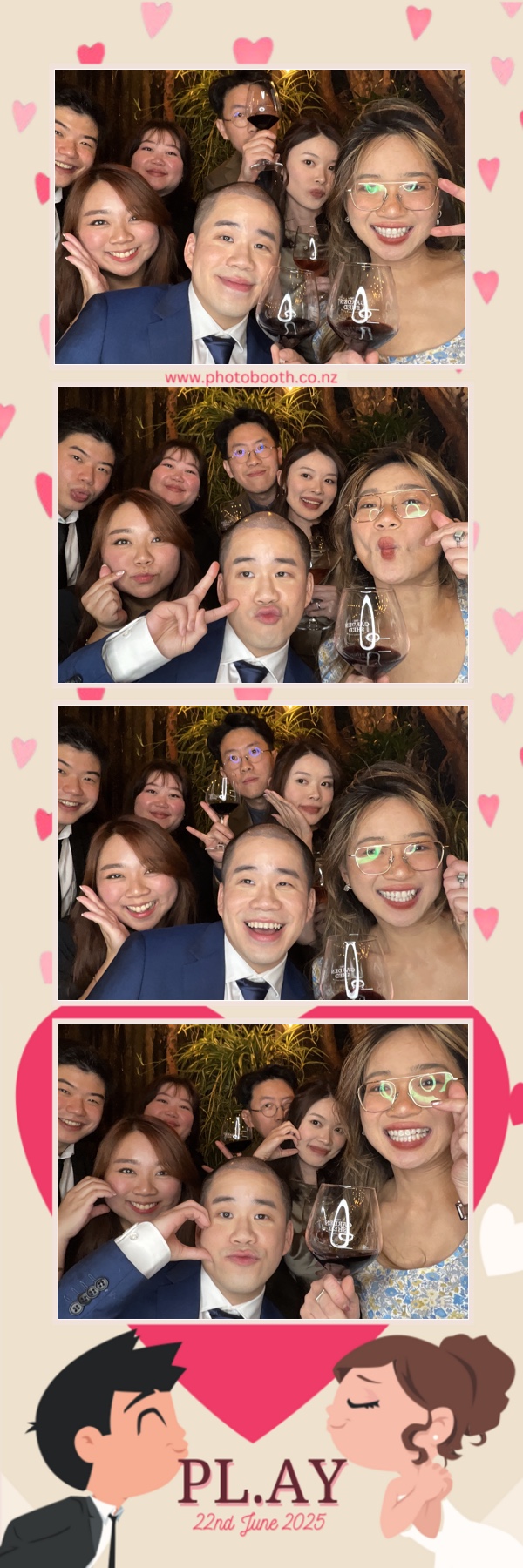 Wedding Party | View more photos from the event at gallery.photobooth.co.nz/u/SelfieCentral/Wedding-Party