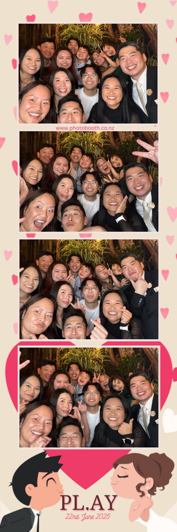 Wedding Party | View more photos from the event at gallery.photobooth.co.nz/u/SelfieCentral/Wedding-Party