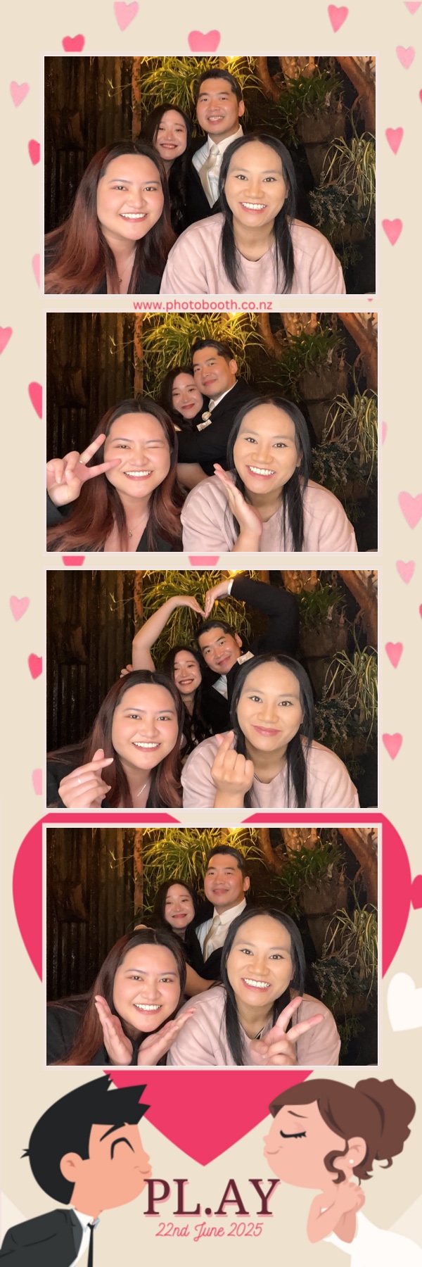 Wedding Party | View more photos from the event at gallery.photobooth.co.nz/u/SelfieCentral/Wedding-Party