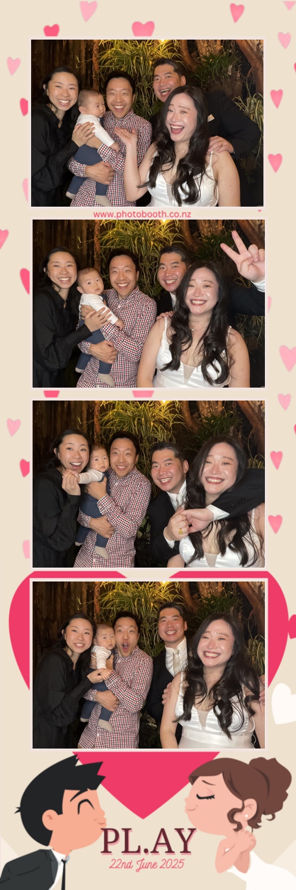 Wedding Party | View more photos from the event at gallery.photobooth.co.nz/u/SelfieCentral/Wedding-Party