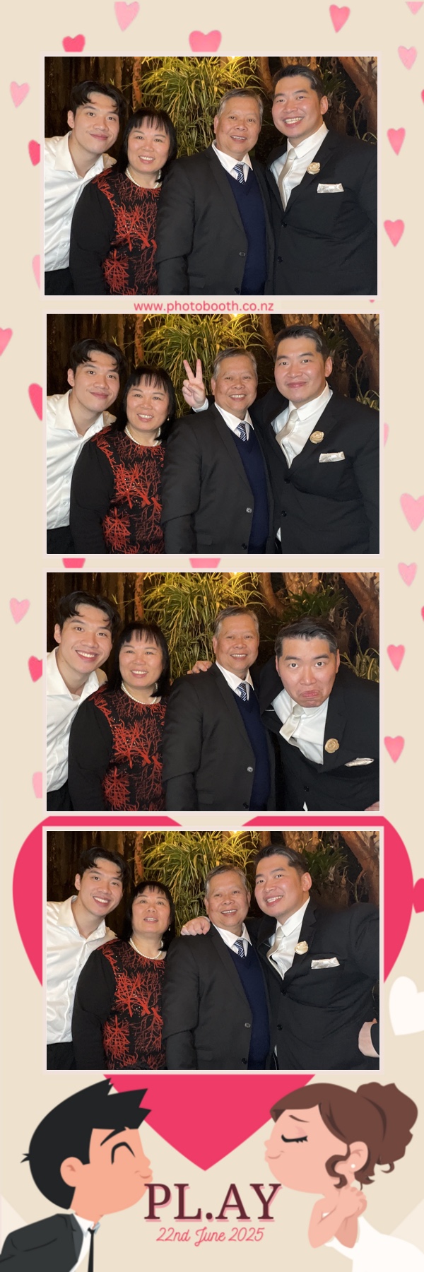 Wedding Party | View more photos from the event at gallery.photobooth.co.nz/u/SelfieCentral/Wedding-Party