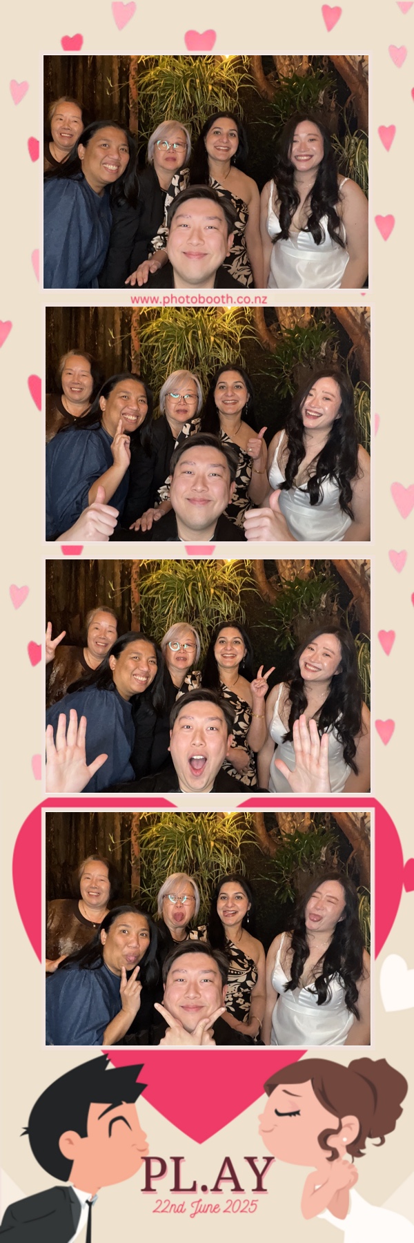 Wedding Party | View more photos from the event at gallery.photobooth.co.nz/u/SelfieCentral/Wedding-Party