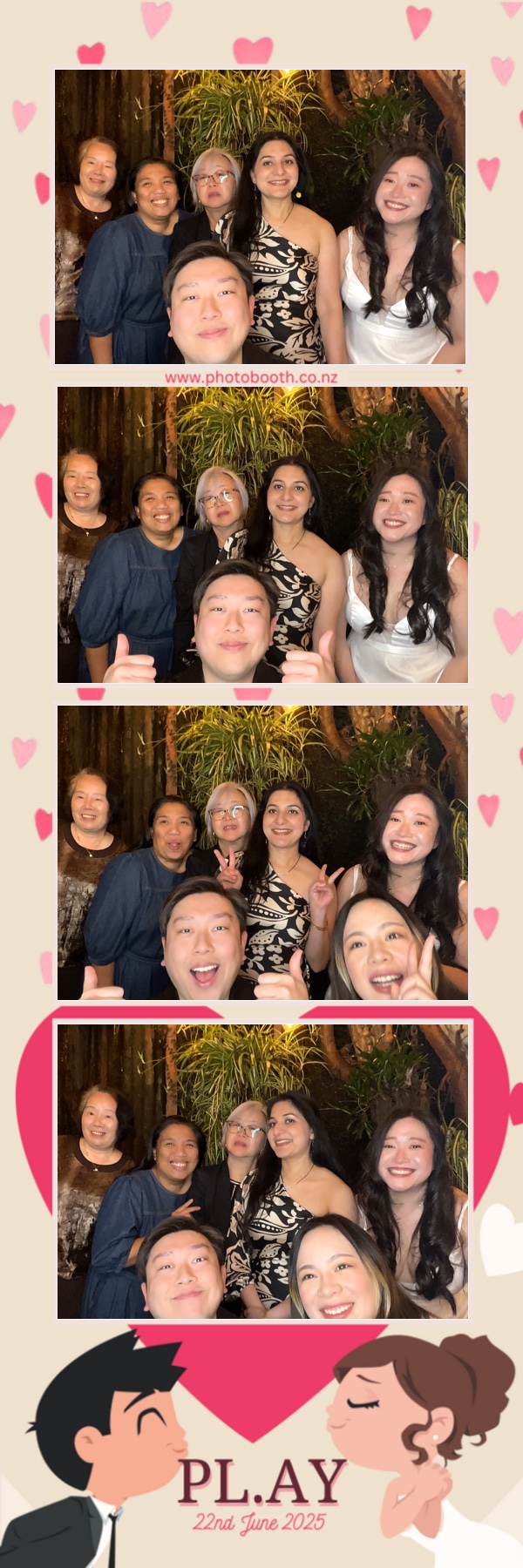 Wedding Party | View more photos from the event at gallery.photobooth.co.nz/u/SelfieCentral/Wedding-Party