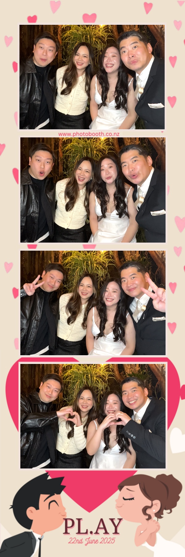 Wedding Party | View more photos from the event at gallery.photobooth.co.nz/u/SelfieCentral/Wedding-Party