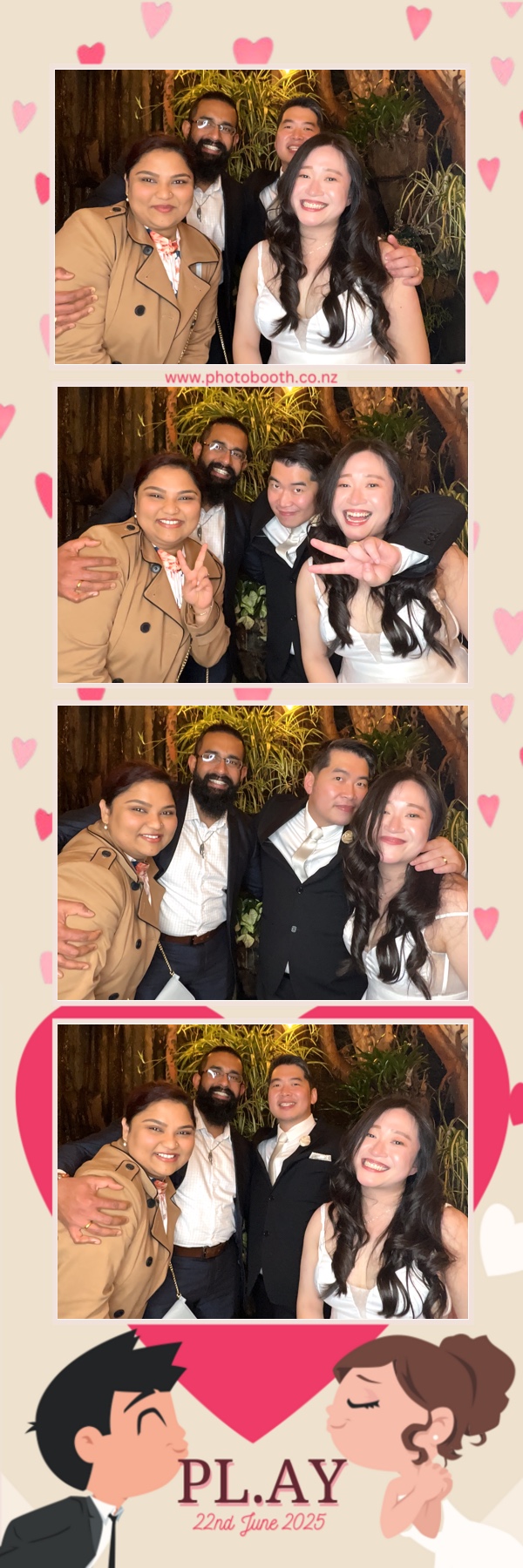 Wedding Party | View more photos from the event at gallery.photobooth.co.nz/u/SelfieCentral/Wedding-Party