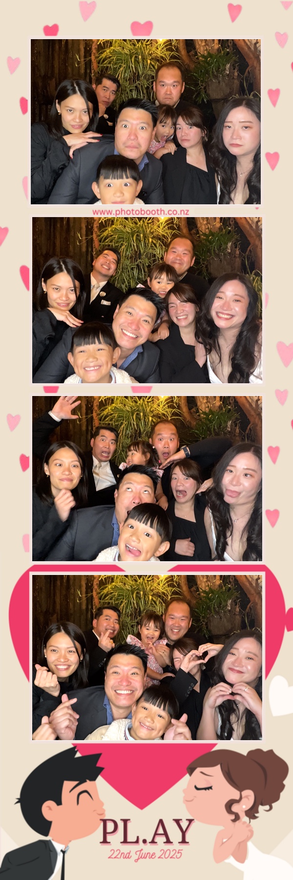 Wedding Party | View more photos from the event at gallery.photobooth.co.nz/u/SelfieCentral/Wedding-Party