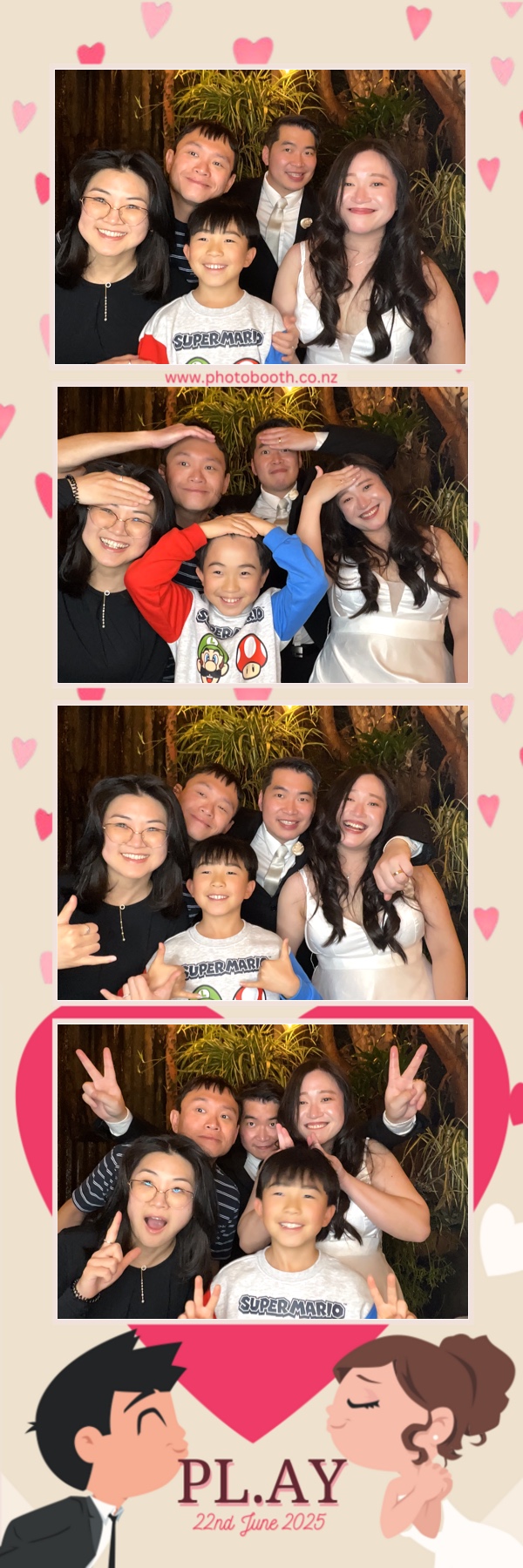 Wedding Party | View more photos from the event at gallery.photobooth.co.nz/u/SelfieCentral/Wedding-Party