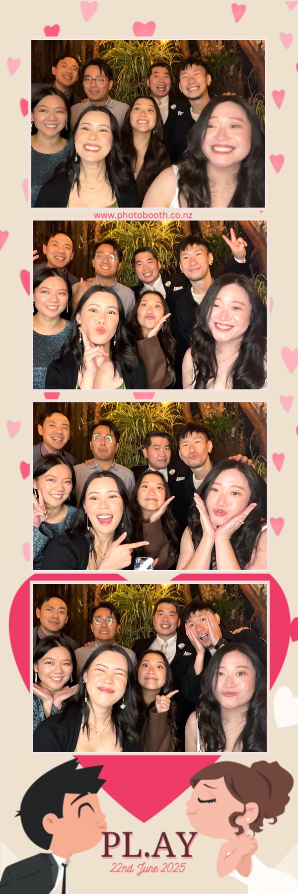 Wedding Party | View more photos from the event at gallery.photobooth.co.nz/u/SelfieCentral/Wedding-Party