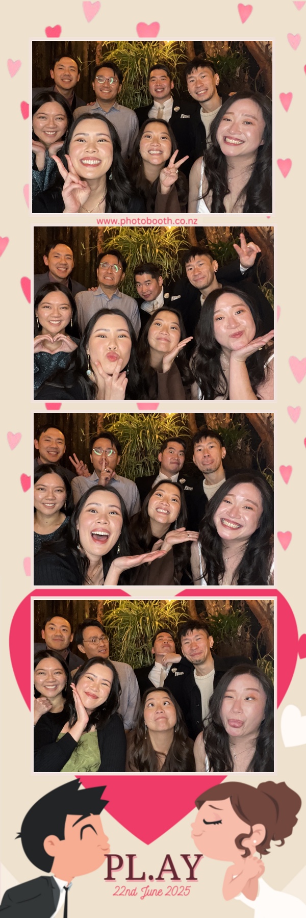 Wedding Party | View more photos from the event at gallery.photobooth.co.nz/u/SelfieCentral/Wedding-Party