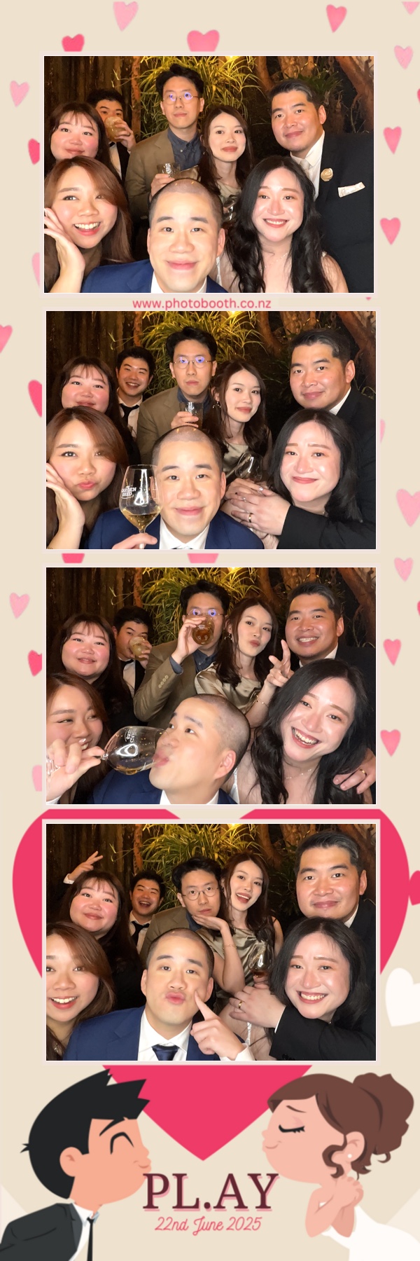 Wedding Party | View more photos from the event at gallery.photobooth.co.nz/u/SelfieCentral/Wedding-Party