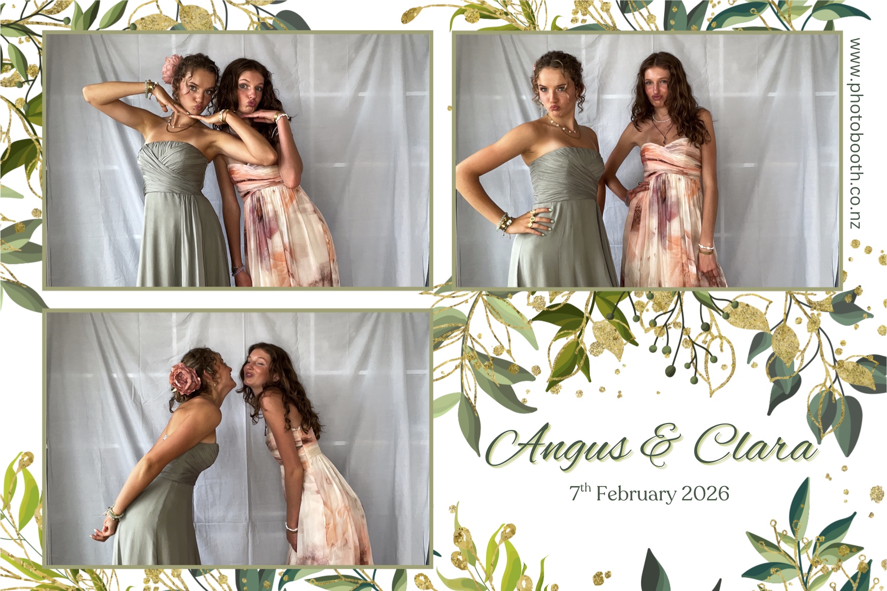 Angus and Clara's Wedding | View more photos from the event at gallery.photobooth.co.nz/u/SelfieCentral/Angus-and-Claras-Wedding