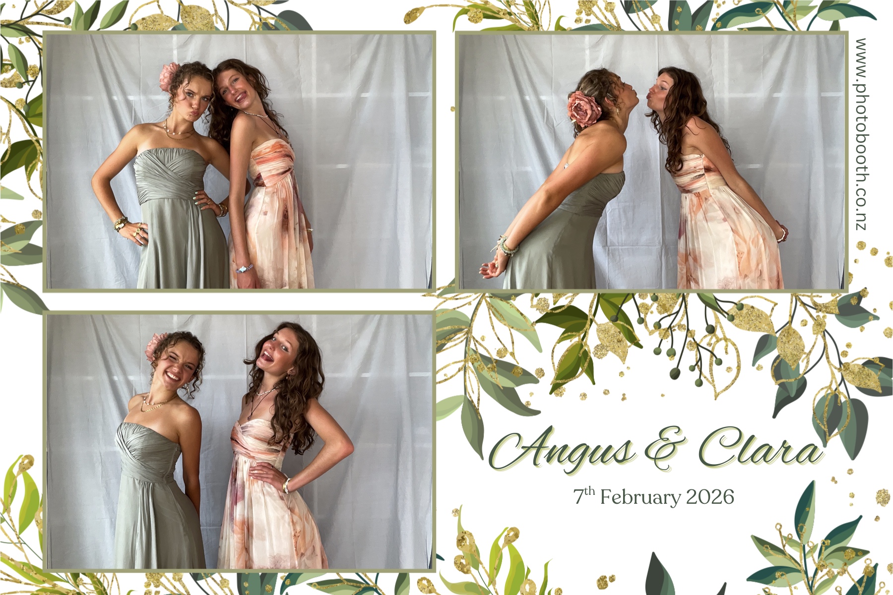 Angus and Clara's Wedding | View more photos from the event at gallery.photobooth.co.nz/u/SelfieCentral/Angus-and-Claras-Wedding