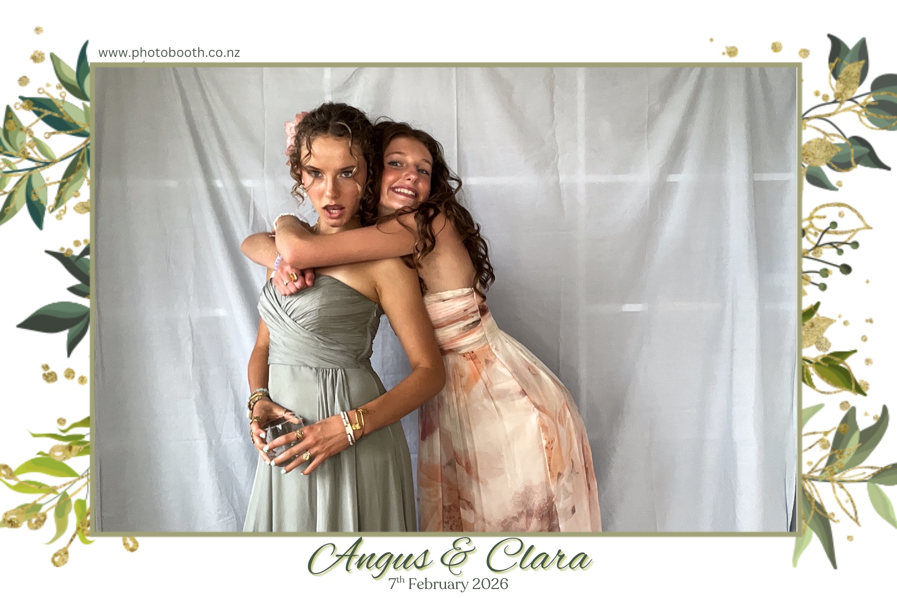 Angus and Clara's Wedding | View more photos from the event at gallery.photobooth.co.nz/u/SelfieCentral/Angus-and-Claras-Wedding