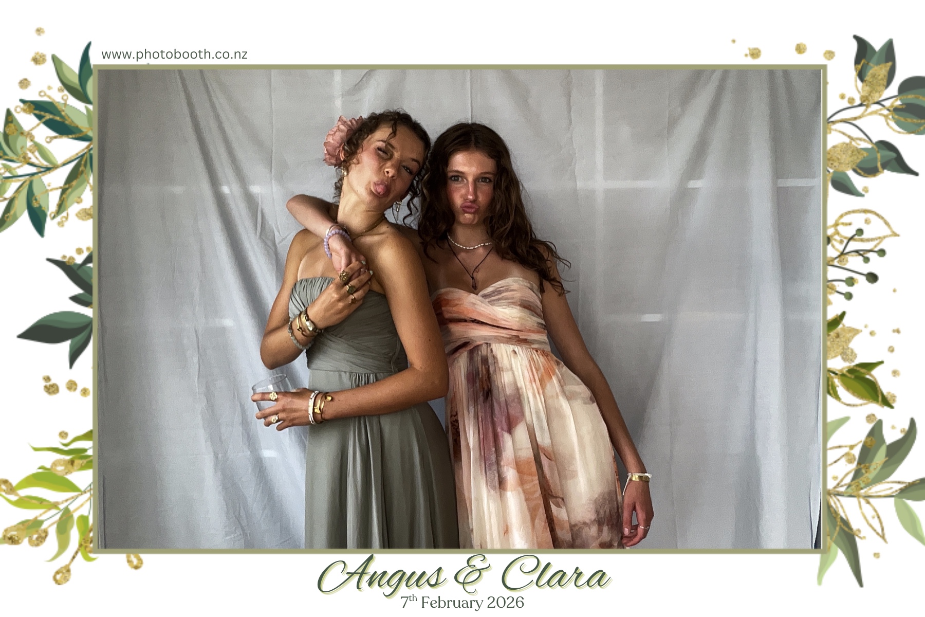 Angus and Clara's Wedding | View more photos from the event at gallery.photobooth.co.nz/u/SelfieCentral/Angus-and-Claras-Wedding